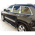 Made in USA! Compatible with 2011-2020 Jeep Grand Cherokee 8PC W/Straight Piece Pillar Post