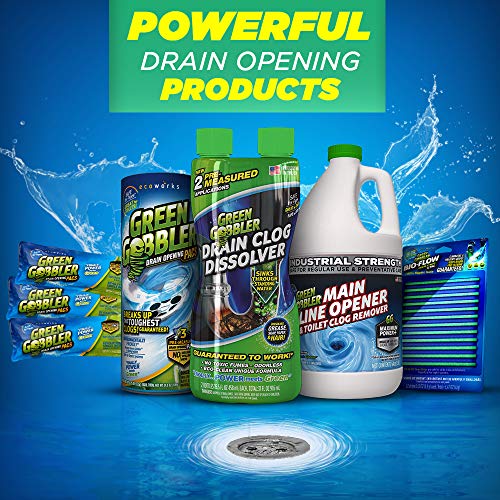 Green Gobbler Urinal Clog Eliminator Urinal Chemicals Urinal Drain