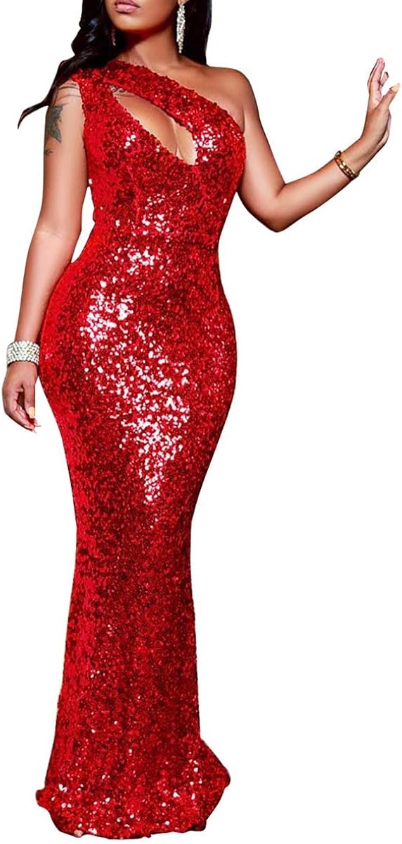 shoulder cut one piece dress