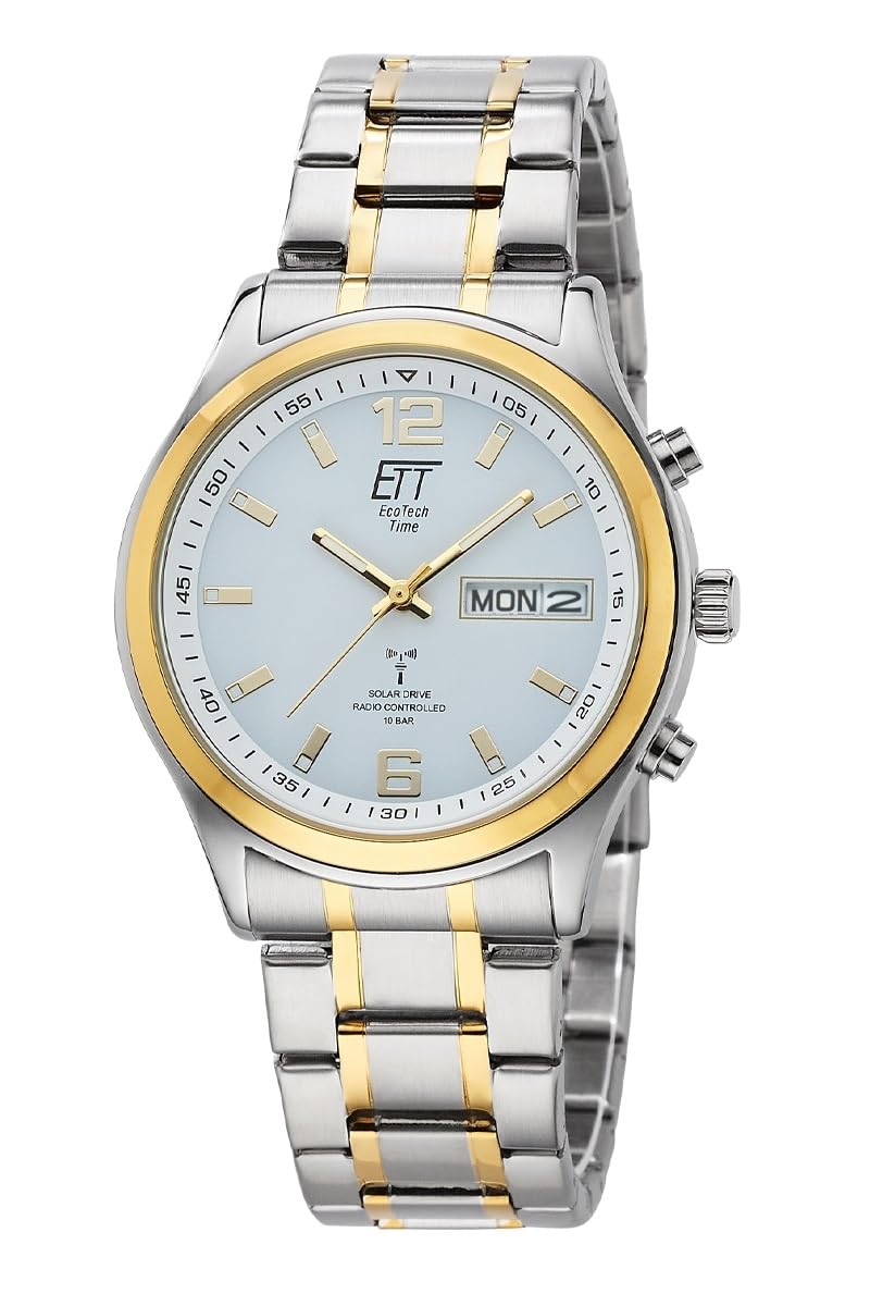 Eco Tech Time Solar Drive Radio Controlled Gobi Gents Watch EGS-11253-12M