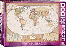EuroGraphics Map of the World Puzzle (1000-Piece)