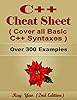 C++ Cheat Sheet, Syntax Table & Chart, Complete Reference Guide by ...