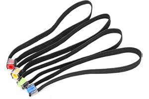 Fishing Line Leader, 4PCS Elastic Fabric Lightweight Fishing Tippet Spool Ring Fish Wire Loop Tackle Accessory Other Fishing 