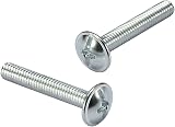 AMLOOPH M4 Door Knobs Screws 35mm 12 Pack Zinc Plated Cabinet Bolts
