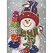 Bits and Pieces – 1000 Piece Jigsaw Puzzle for Adults – Snowman with Presents - Snowman Christmas Jigsaw Puzzle - by Artist William Vanderdasson, Completed Puzzle Size: 20