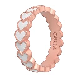 Enso Rings Hearts Accent Silicone Ring Collection