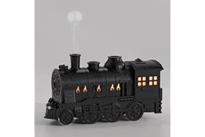 Train Shape Essential Oil Diffuser Humidifier, 2 Lighting Modes, Remote Control, Train Design Home Fragrance Diffuser, 300ml,