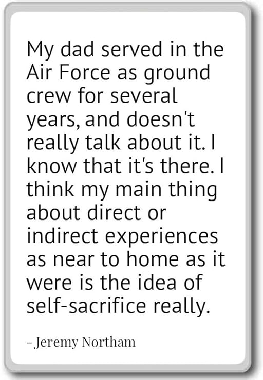 Imán para nevera con cita de Jeremy Northam, Blanco: Amazon.es: Hogar