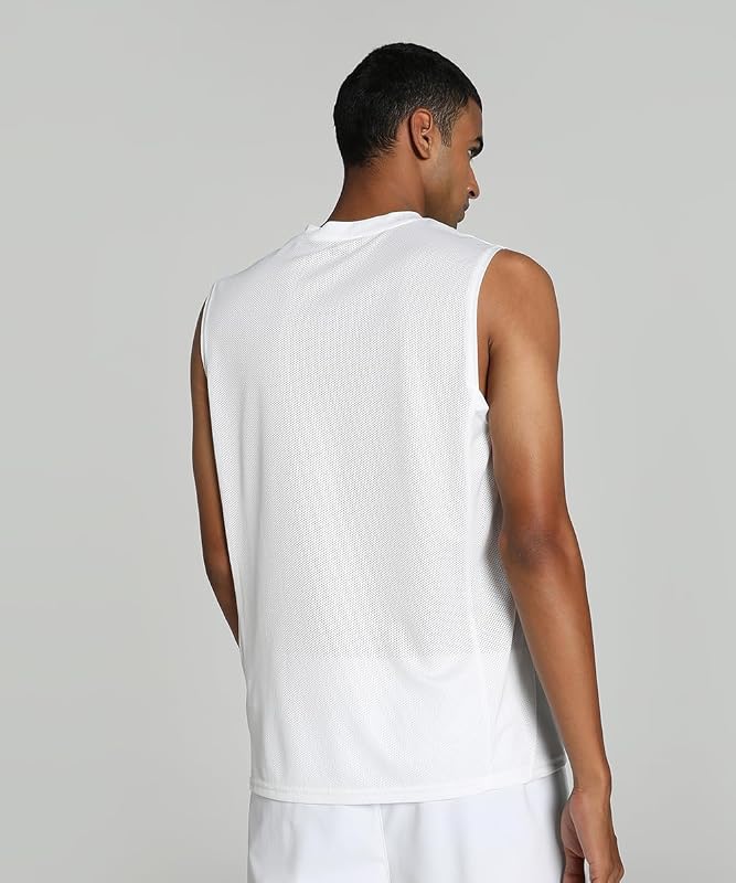 teamGOAL Sleeveless Jersey - Maglietta da Calcio Adulti Unisex, Puma White-Puma Black-Feather Gray,