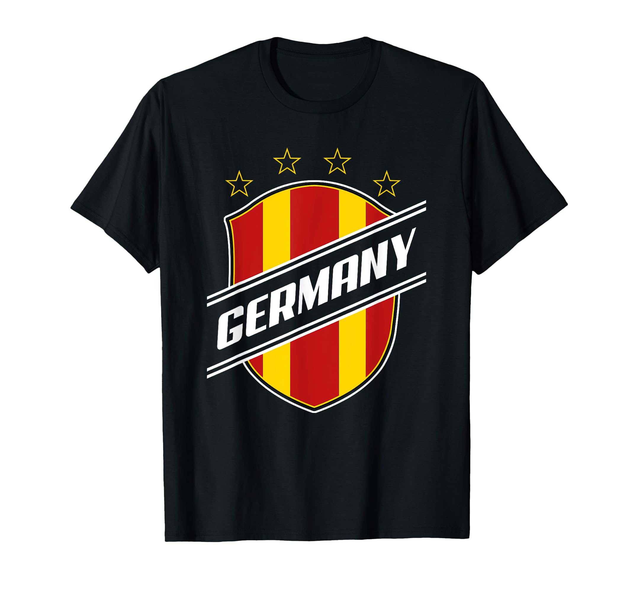 Germany Football Club Text Stripe T-Shirt
