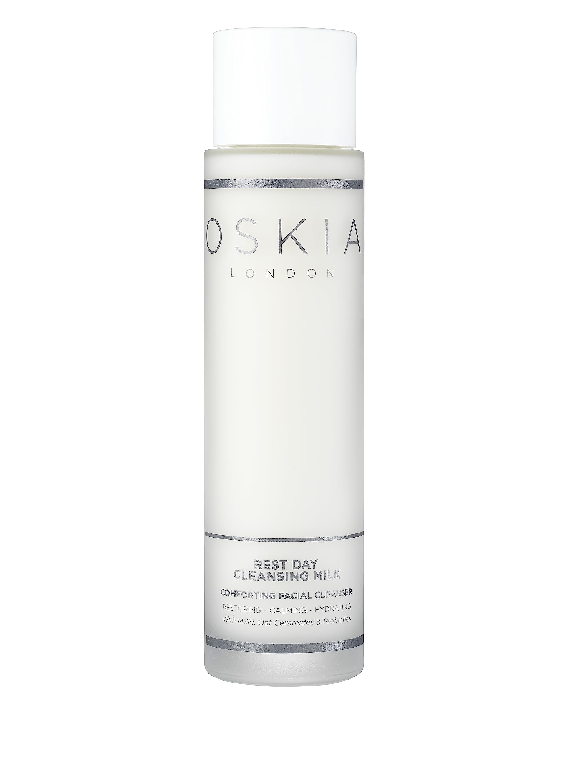 OSKIA Rest Day Cleansing Milk – Gentle Face Cleanser with Prebiotics & Chamomile to Cleanse, Soothe & Hydrate – 100ml