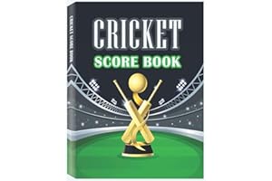 Cricket Score Book: 100 Cricket Score Sheets, Cricket Score Keeper, Game Score Keeper