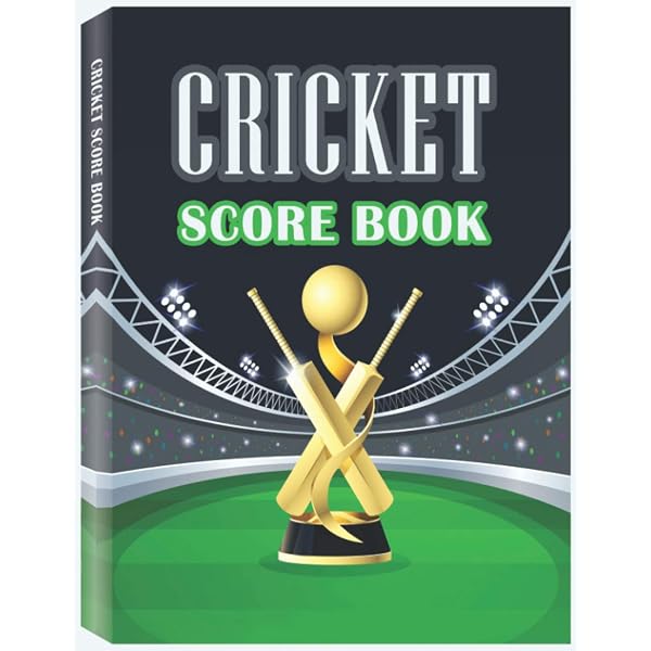 Readers 100 Innings Cricket Scorebook - Wirebound Punktebuch, Rotes Hardcover