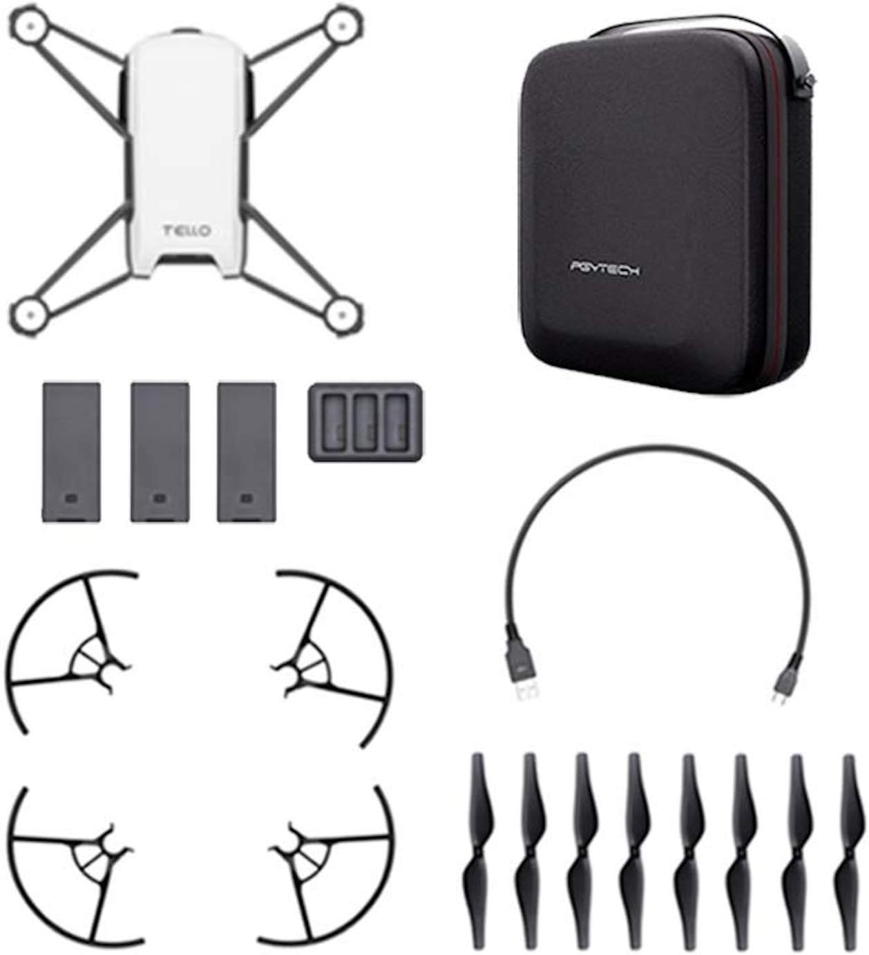 drone dji ryze tello white