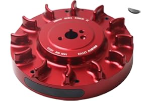 GUCIDDAK Speedway Billet Flywheel For Predator 196cc, 212cc NonHemi Cast,For Honda GX160 GX200,Advance timing of approximately 32 Degrees Red