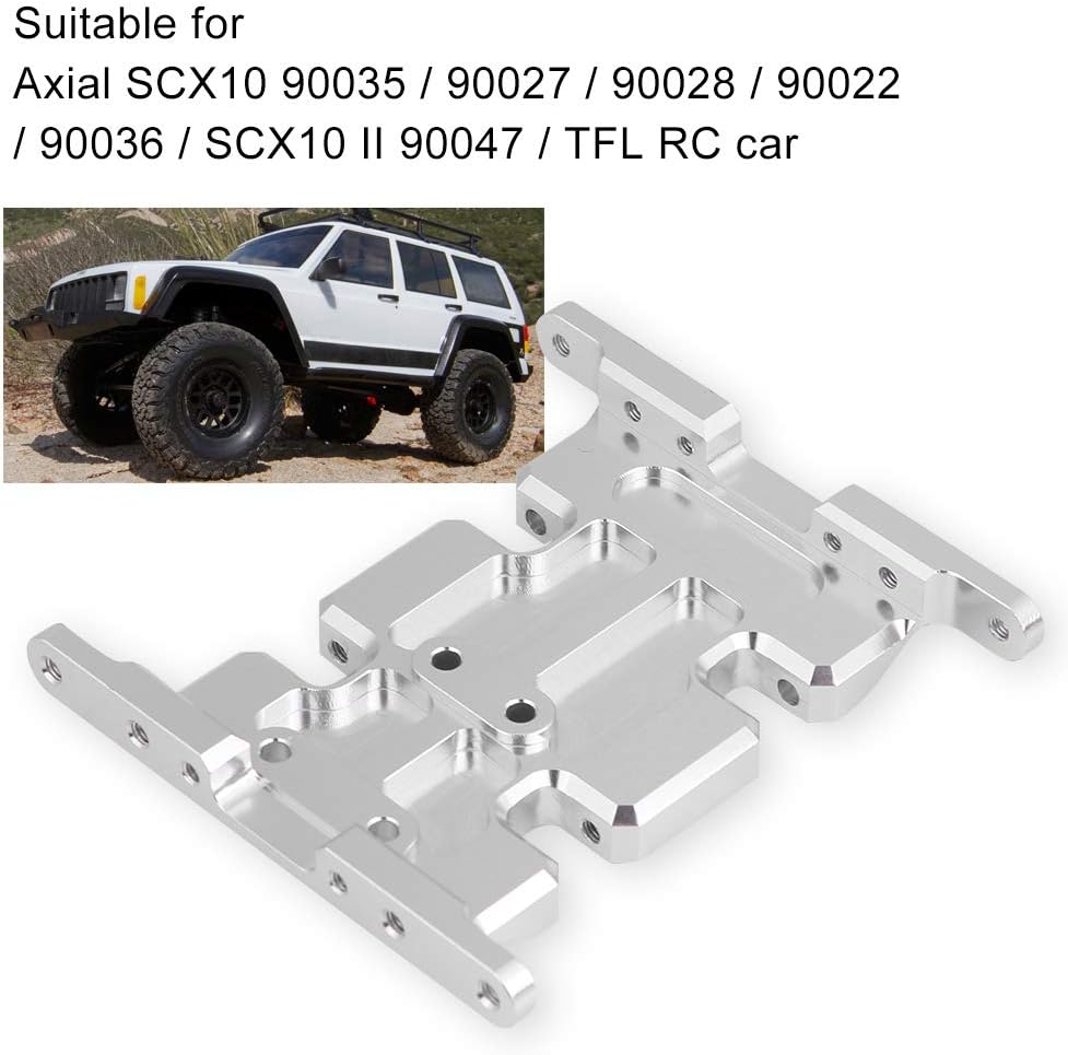 Aluminum Alloy Accessory Part Gear Box Mount Holder for Axial SCX10 90035/90027 / 90028/90022 / 90036 / SCX10 II 90047 / TFL RC Crawler Car - Image 4