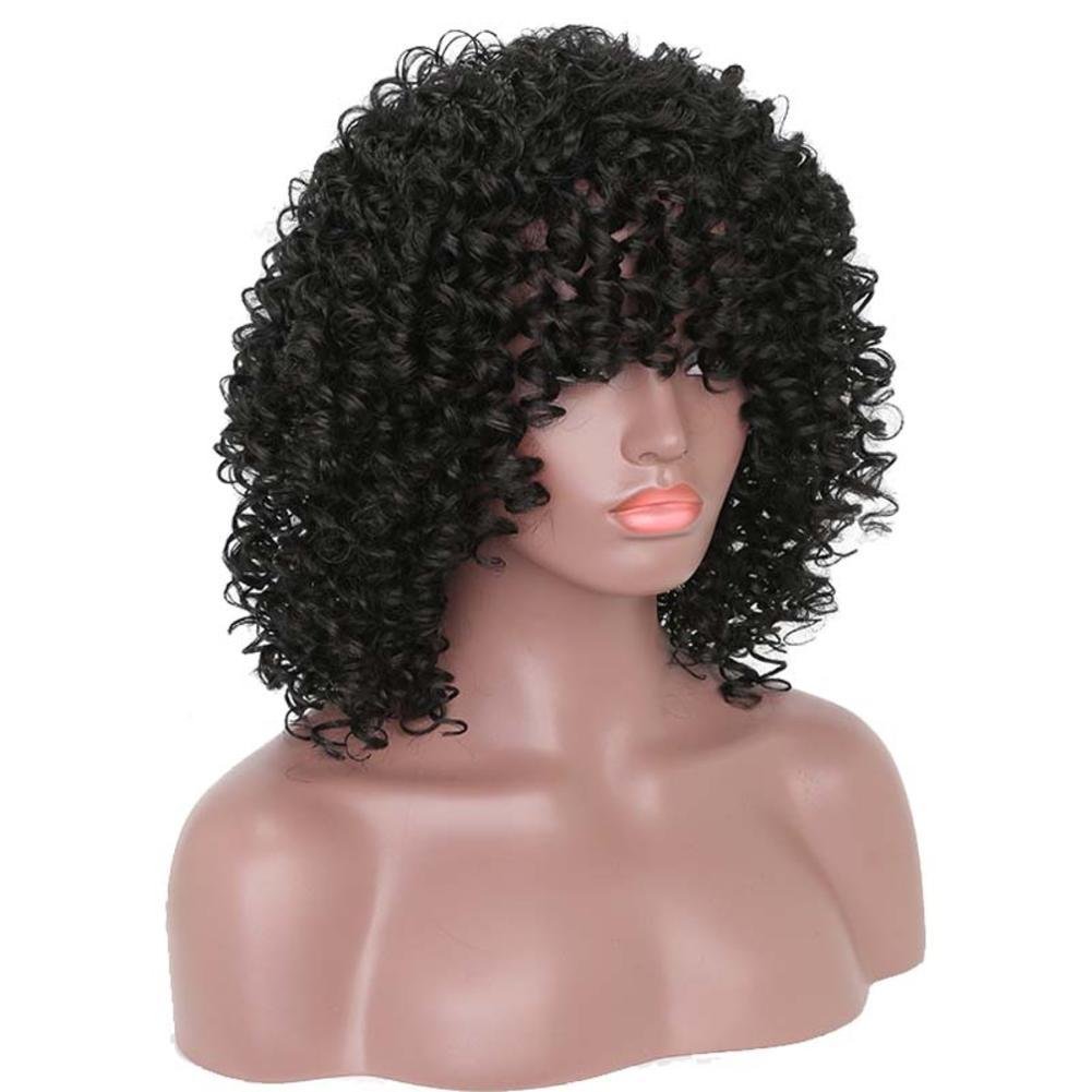 Lovely House Lange Afro Verworrene Lockige Kurze Perücke Für Lovely House Lange Afro Verworrene Lockige Kurze Perücke Für Schwarze Frauen Synthetische Perücken Afrikanische Frisur Amazon Beauty