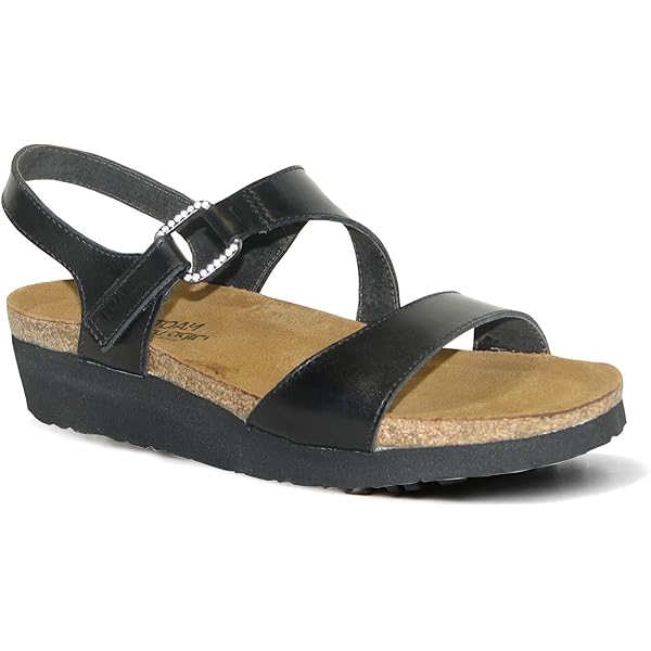 Amazon.com | Fly London Women's Yotu472fly Sandal, Black, 6/6.5