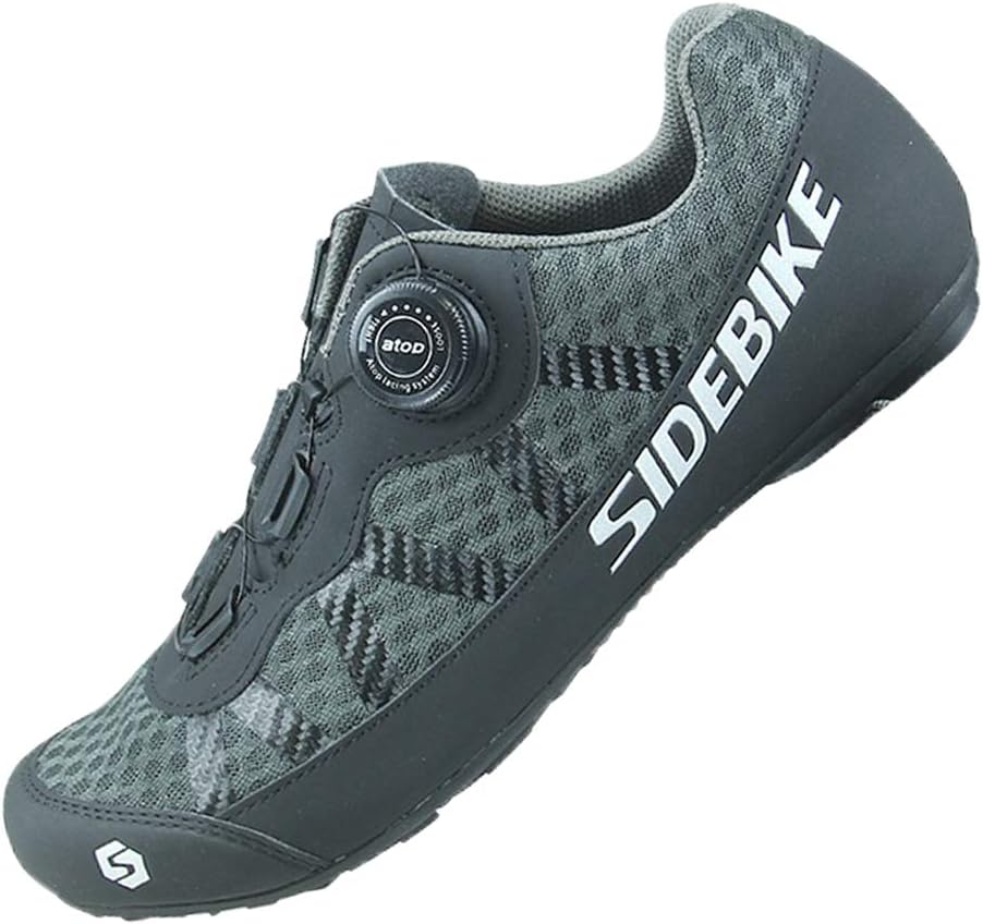 Tênis de ciclismo masculino com fivela de liberação rápida Tongina ...