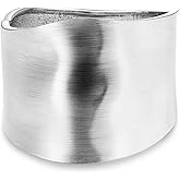 Hammered Chunky Cuff Bracelet for Women Gold Silver Wide Grooved Cuff Bracelet Irregular Trendy Wrist Wrap Bracelet Minimalist Thick Wrist Cuff Bracelet