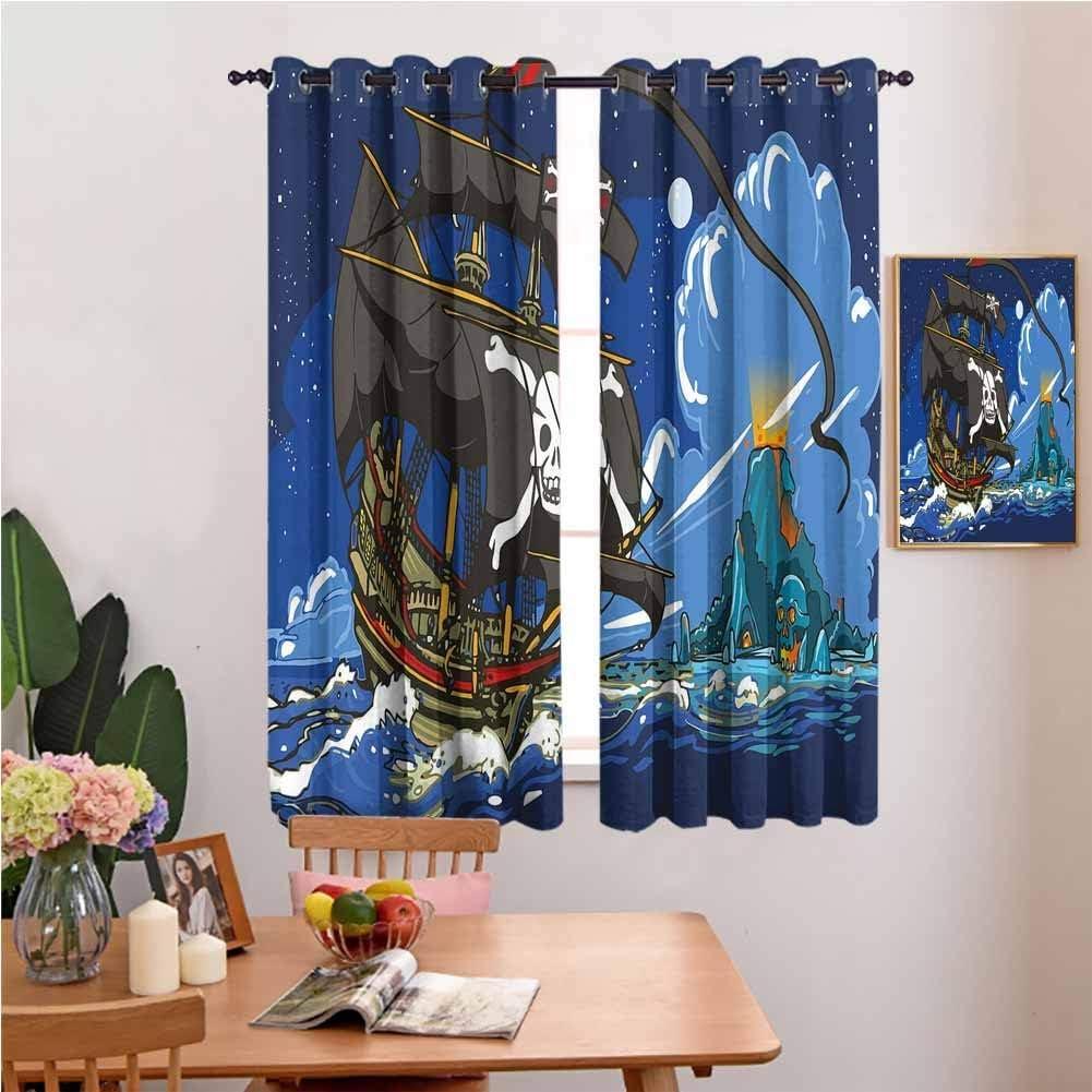 N / A Blackout Cortinas de Ventana Pirata Aguas del Caribe Hora de