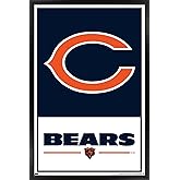 NFL Chicago Bears - Logo 21 Wall Poster, 34L" x 22.4W", Black Framed Version