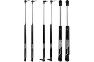 YOUXMOTO 2 Rear Liftgate Struts, 2 Front Hood Struts, 2 Rear Window Lift Supports fit for Jeep Grand Cherokee Gas Springs Shocks 1999-2004 4699 4048 4528 Set of 6