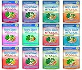 Dick van Patten's Natural Balance Grain-Free Platefulls Indoor and Regular Formula Cat Food 12 Flavor Variety Bundle, 3 Ounces Each (12 Pouches Total)