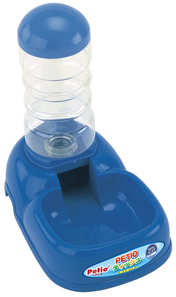 ペティオ (Petio) PETIOディッシュ 給水器付き ブルー ペット用商品画像