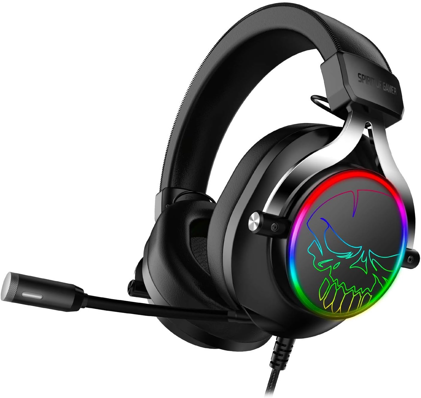 HENF-HW11 Casque Gaming pour PS5,PS4,PC,Xbox,asque Gamer à