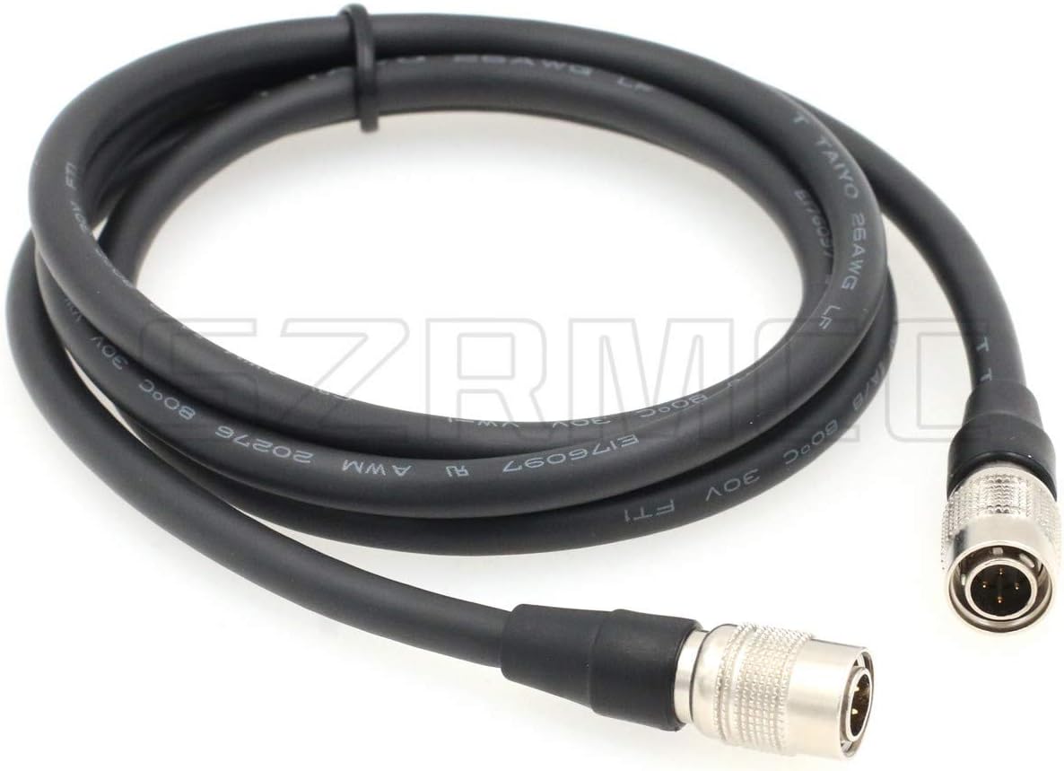SZRMCC Hirose 4 Pin Male to Hirose 4 Pin Male Power Cable for Sony Arri Camera to Zaxcom Sound Devices Zoom F4 F8 - Image 3