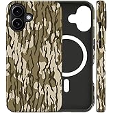flewfun Magnetic for iPhone 16 Case Camo Phone Case, Shockproof Slim Soft TPU and Hard PC Protective Cases Compatible with MagSafe Protective Designed for Boy Men Women