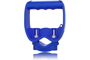 YOHSUGO Garden Shovel Handle Attachment, Labor Saving Tool Handle Grip for Back Saver, Work with Garden Shovels, Snow Shovels, Rakes, D Grip Ergonomic Handle Replacement, Blue