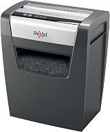 Rexel Momentum X312 Cross Cut Shredder 13-12 Sheets 23 Litre Bin Black