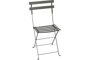 Fermob - Bistro Metal Chair Set of 2 - Original French Design for Indoor/Outdoor Use - Sustainable Powder-Coated Steel - Made in France - Rosemary