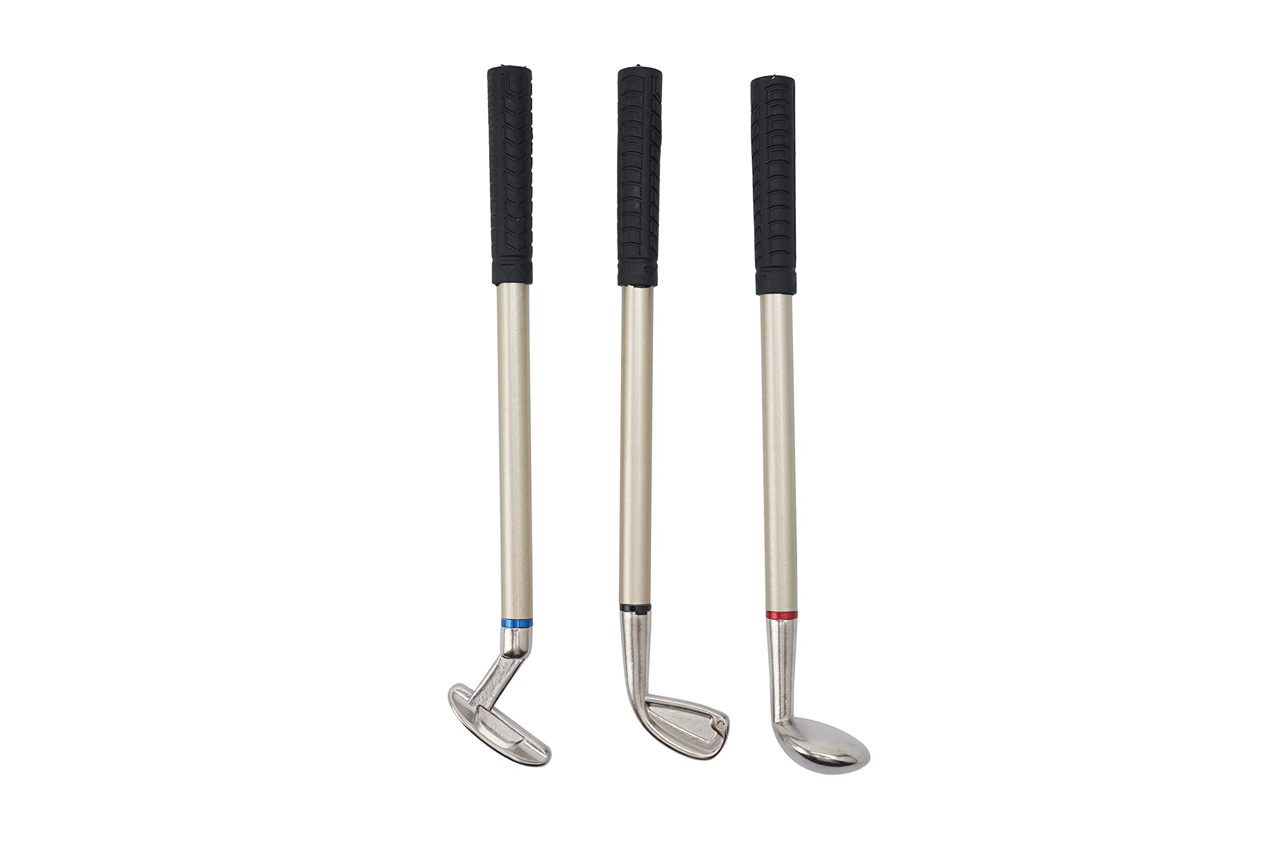 CGB Giftware Set Of 3 Golf Club Pens | Blue, Black & Red Ink | Gift Box | Stationary | Gift For Him | Modern Gent GB07139