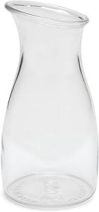 Carlisle 7090007 Cascata Carafe Juice Jar Beverage Decanter Only, Plastic.25 L, Clear