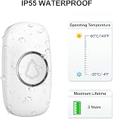 SECRUI Wireless Doorbell 1000 Ft Range Waterproof Plug In 58 Tunes 120dB view 4