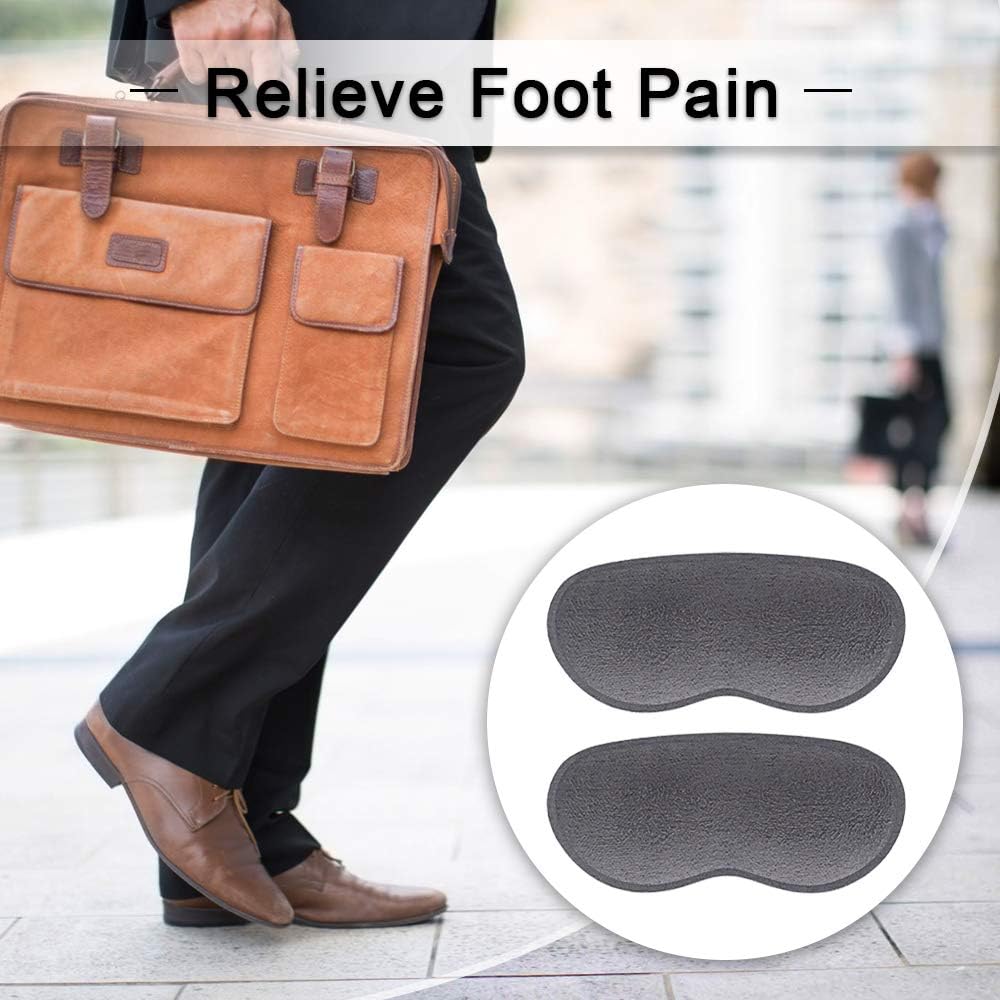 Dr. Foot’s Heel Grips for Men and Women, Self-Adhesive Heel Cushion Inserts Prevent Heel Slipping, Rubbing, Blisters, Foot Pain, and Improve Shoe Fit- 2pairs (Black): Health & Personal Care