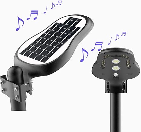 solar light with bluetooth speaker