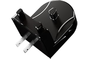 Teeteck Toothbrush Wall Charger for Braun Oral-B Electric Toothbrush,Replacement Model 3757 Wireless Charger Base-Waterproof & Portable- Ideal for Bathroom and Travel (Bright Black, US)