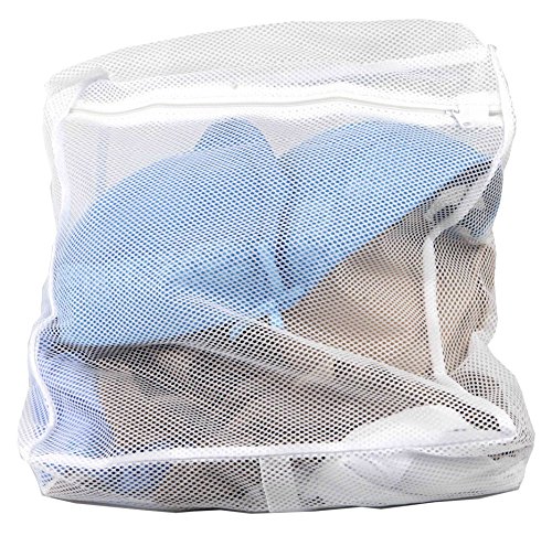 Laundry Bag For Washing Machine, (White), By Home Basics | Lingerie Mesh Laundry Bag With Zipper | Washer Bags For Laundry and Travel at Amazon