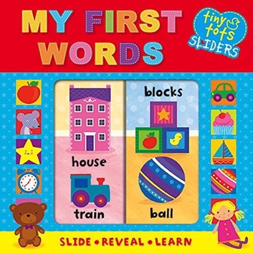 Tiny Tots Sliders: First Words Board book – 1 May 2014