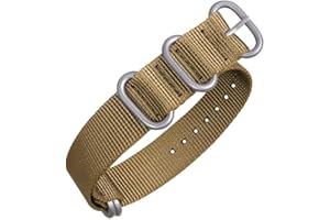 ARASHEN Zulu Strap 18/19/20/21/22/23/24/26mm Nylon Watch Bands Replacement Military Canvas Watch Strap One Piece Watchband