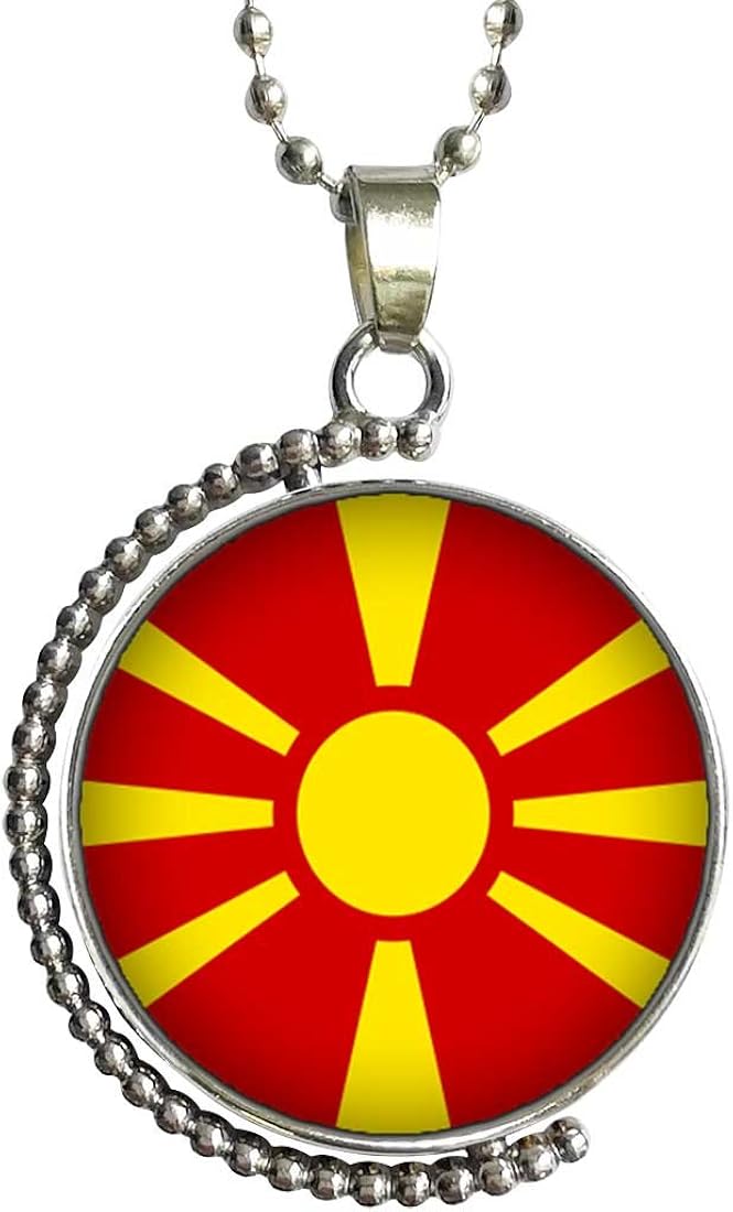 Healthy Giftjewelryshop Macedonia The Former Yugoslav Republic Of Flag Glass Cabochon Pendant Cheap Wholesale Csdcanteen Com