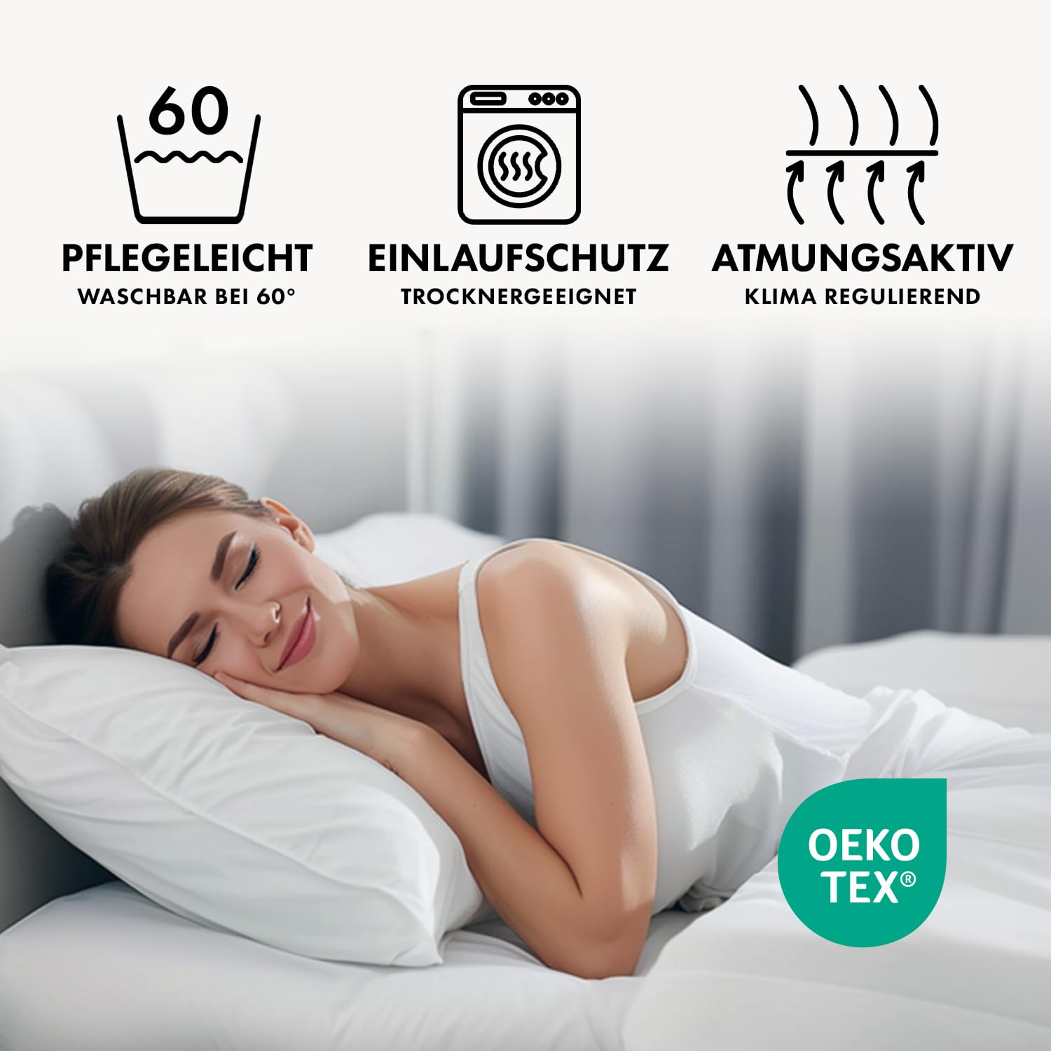 Jacobson Jersey Spannbettlaken Spannbetttuch Baumwolle Bettlaken (140x200-160x200 cm, Anthrazit) 6