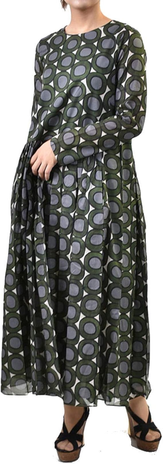 Amazon エス マックスマーラ S Maxmara 長袖ワンピース Domez 001 40 グレー 並行輸入品 ワンピース チュニック 通販