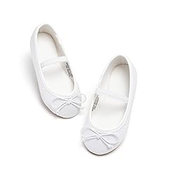Felix & Flora Toddler Little Girl White Dress Shoes