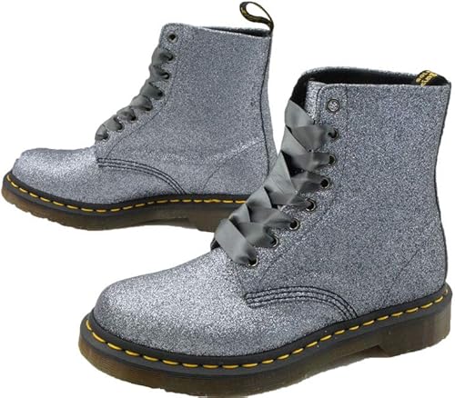 Amazon ドクターマーチン 8ホール 1460 グリッター レースアップ ブーツ ユニセックス Pewetr Uk7 約26 0cm シューズ バッグ