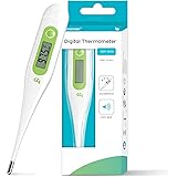 Thermomètre médical numérique, thermomètre oral et rectal pour nourrisson et adulte indicateur de fièvre